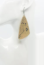 Load image into Gallery viewer, Elegant Rose Gold Metallic Leather Earrings - E19-1761