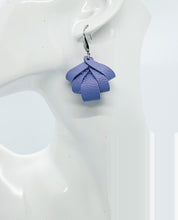 Load image into Gallery viewer, Lilac Genuine Leather Earrings - E19-1817