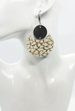 Load image into Gallery viewer, Rose Gold Genuine Leather Earrings - E19-1853