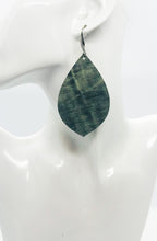 Load image into Gallery viewer, Distressed Leather Earrings - E19-1855