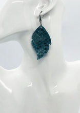 Load image into Gallery viewer, Turquoise Genuine Leather Earrings - E19-1876