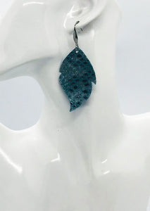 Turquoise Genuine Leather Earrings - E19-1876