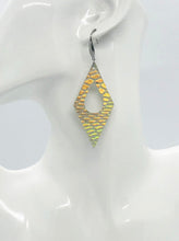Load image into Gallery viewer, Snake Skin Leather Earrings - E19-1882
