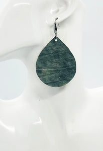 Distressed Leather Earrings - E19-1892