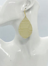 Load image into Gallery viewer, Ivory Genuine Leather Earrings - E19-1913