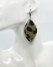 Load image into Gallery viewer, Hair On Cheetah Leather Earrings - E19-1961