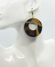 Load image into Gallery viewer, Hair On Leather Earrings - E19-1971