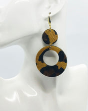 Load image into Gallery viewer, Hair On Leopard Leather Earrings - E19-1973