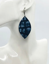 Load image into Gallery viewer, Blue Genuine Leather Earrings - E19-1993