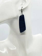 Load image into Gallery viewer, Blue Genuine Leather Earrings - E19-1995