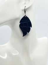 Load image into Gallery viewer, Blue Genuine Leather Earrings - E19-2001