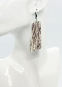 Hair On Leather Earrings - E19-2105