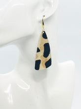 Load image into Gallery viewer, Hair On Giraffe Leather Earrings - E19-2164
