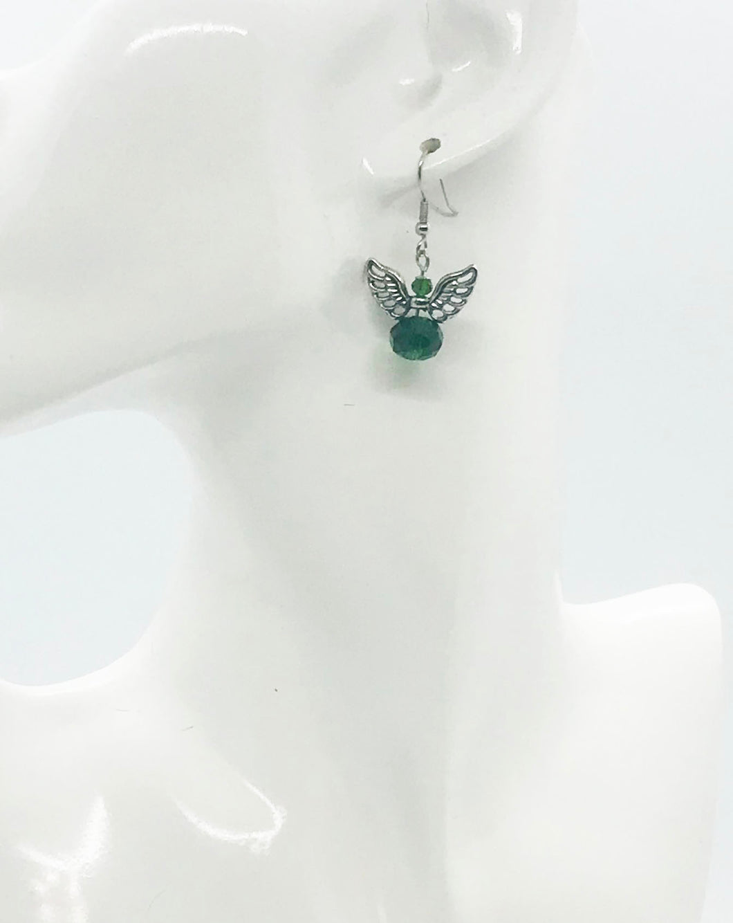 Glass Bead Dangle Earrings - E19-2289