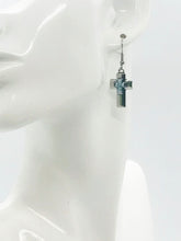 Load image into Gallery viewer, Cross Dangle Earrings - E19-2298