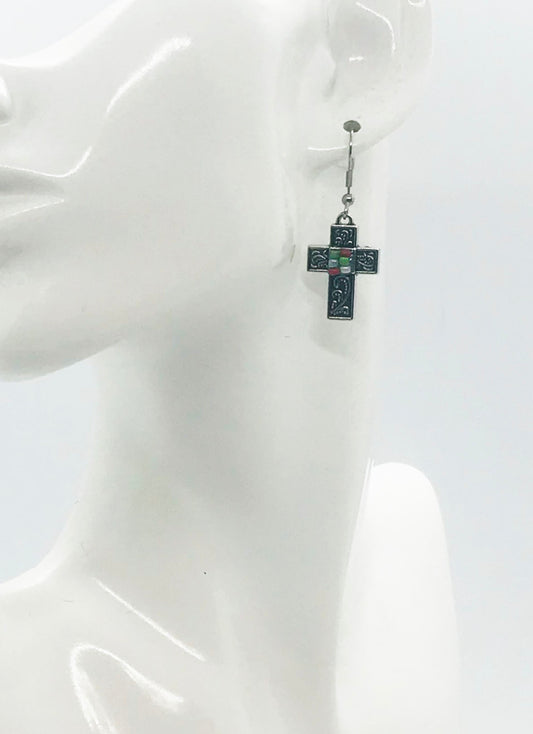 Cross Dangle Earrings - E19-2299