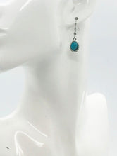 Load image into Gallery viewer, Turquoise Dangle Earrings - E19-2313