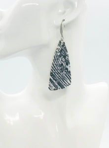 Glitter Leopard Leather Earrings - E19-2318