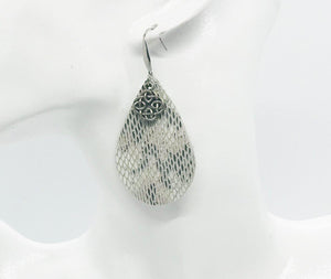 Genuine Snake Leather Earrings - E19-232