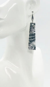 Glitter Leopard Leather Earrings - E19-2337