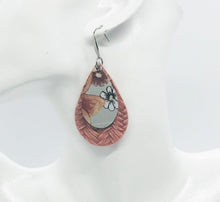 Load image into Gallery viewer, Pink Genuine Leather Earrings - E19-234