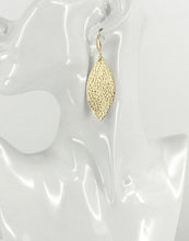 Load image into Gallery viewer, Gold Genuine Leather Earrings - E19-2457