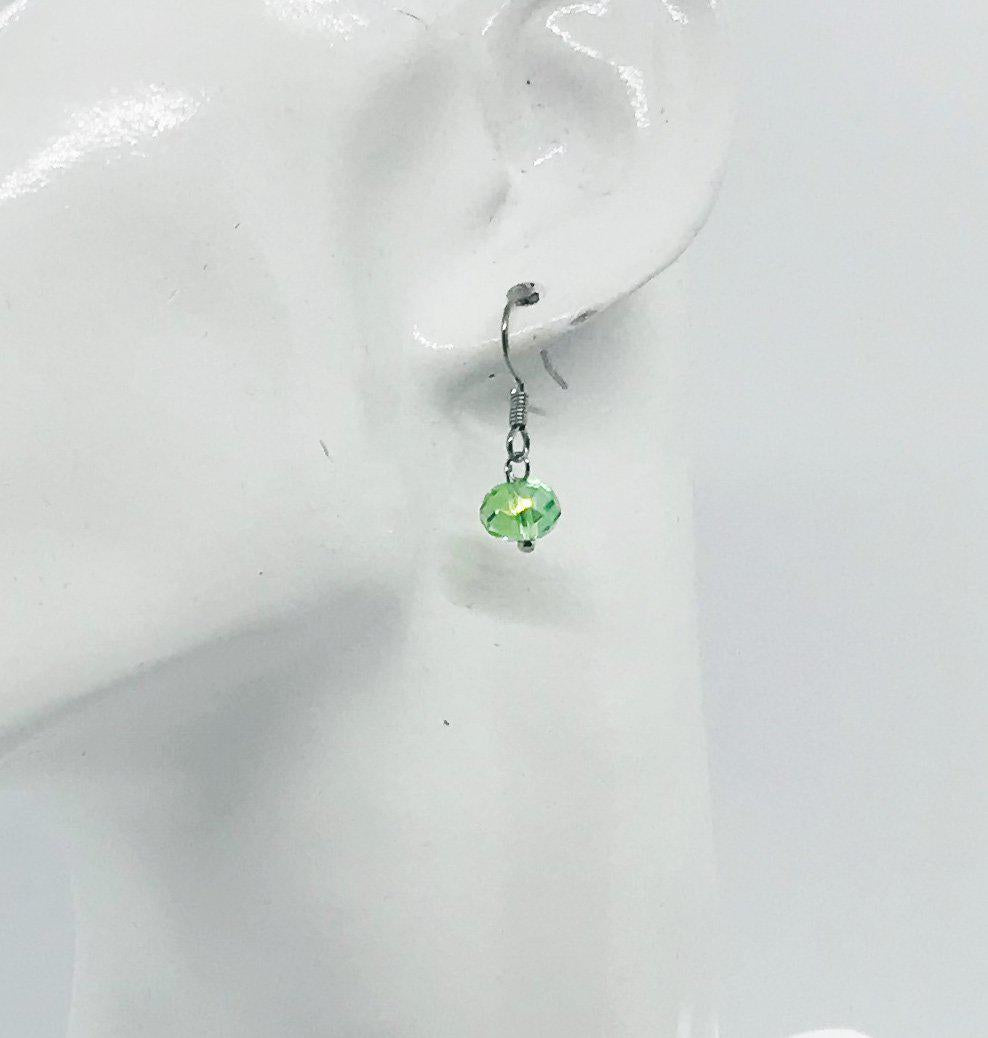 Glass Bead Dangle Earrings - E19-253