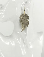 Load image into Gallery viewer, Gold Genuine Leather Earrings - E19-2580