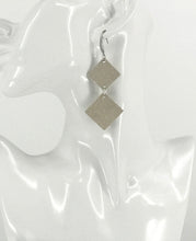 Load image into Gallery viewer, Champagne Leather Earrings - E19-2588