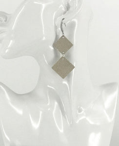 Champagne Leather Earrings - E19-2588
