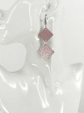 Load image into Gallery viewer, Pink Genuine Leather Earrings - E19-2594