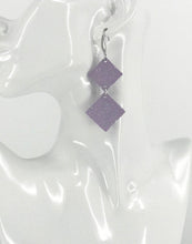 Load image into Gallery viewer, Lilac Genuine Leather Earrings - E19-2605