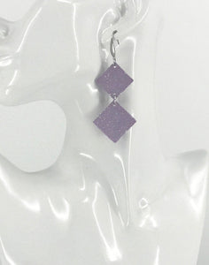 Lilac Genuine Leather Earrings - E19-2605