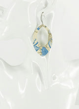 Load image into Gallery viewer, Floral Pattern Leather Earrings - E19-2672