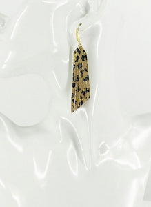 Natural Leopard Lambskin Leather Earrings - E19-2681