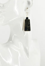 Load image into Gallery viewer, Hair On Camo Pendant Hoop Earrings - E19-2711
