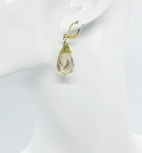 Glass Bead Drop Earrings - E19-283