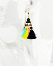 Load image into Gallery viewer, Multi-Color Tassel Pendant Earrings - E19-2914