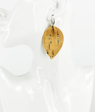 Load image into Gallery viewer, Rainbow Striped Cork Earrings - E19-2938