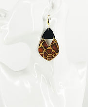 Load image into Gallery viewer, Giraffe Cork Earrings - E19-2940