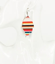Load image into Gallery viewer, Striped Faux Leather Earrings - E19-2988