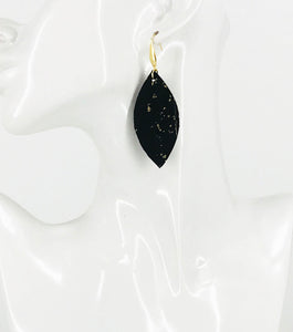 Black and Gold Cork Earrings - E19-2995