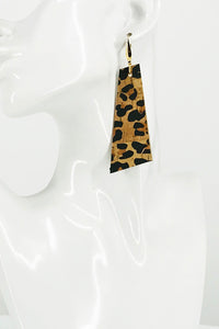 Leopard Cork Earrings - E19-3002