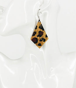 Leopard Cork Earrings - E19-3014