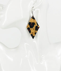 Leopard Cork Earrings - E19-3018