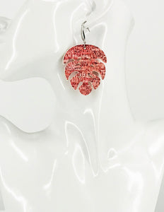 Red Cork Earrings - E19-3030