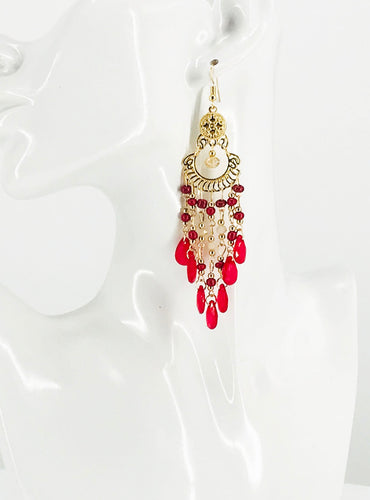 Bohemian Rhinestone Dangle Earrings - E19-3097