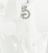 Load image into Gallery viewer, Large Metal Geometric Dangle Stud Earrings - E19-3109