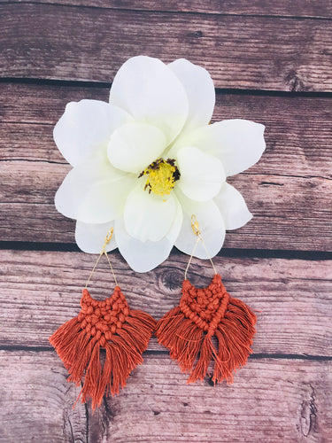 Boho Macrame' Tassel Earrings - E19-3437