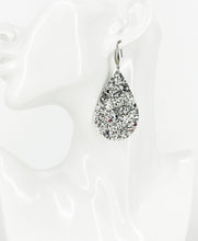 Load image into Gallery viewer, Silver Chunky Glitter Earrings - E19-3719